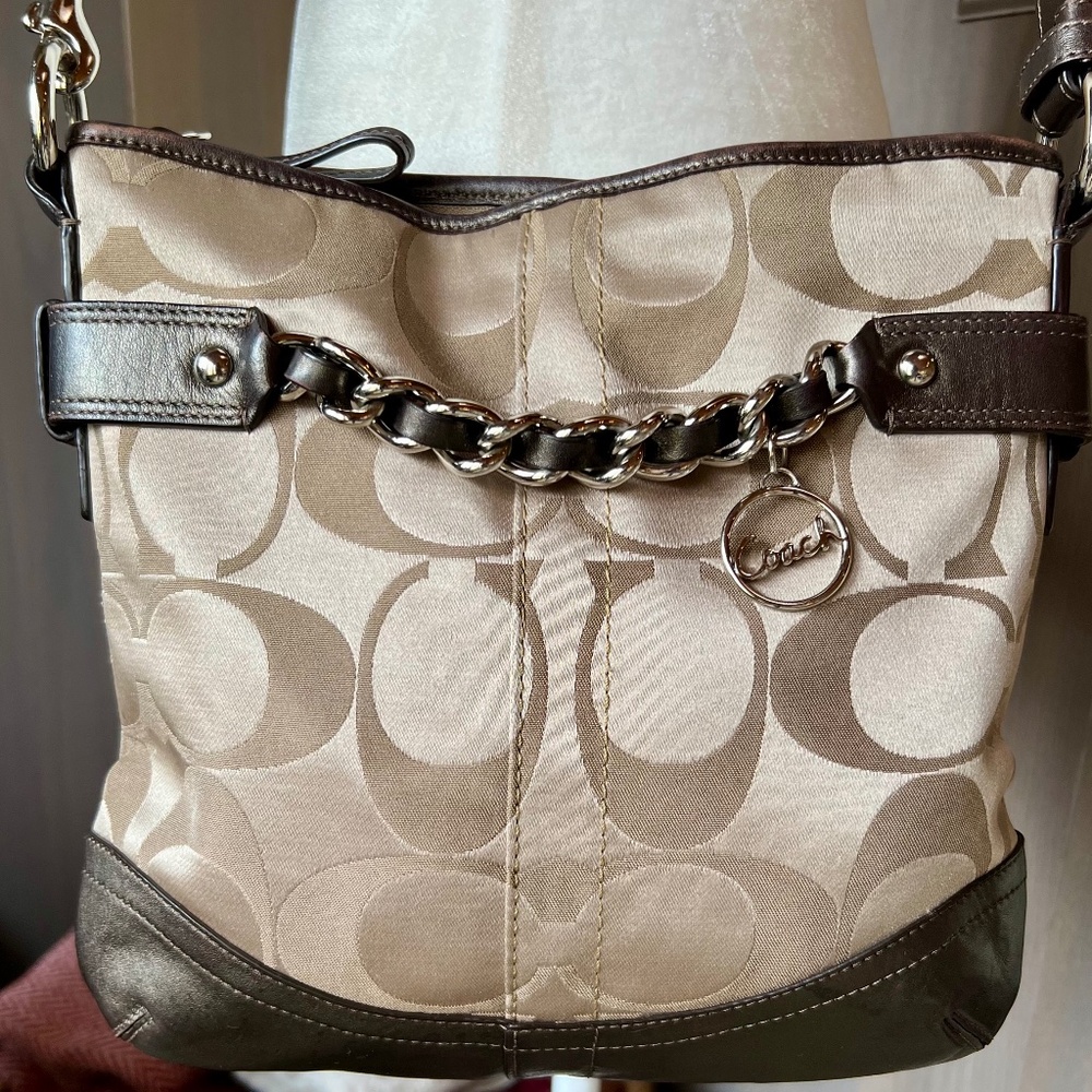 COACH Signature Optic Chain Crossbody Bag F19730